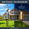 Illuminated Outdoor Solar Address Sign